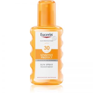 Eucerin Sun Sensitive Protect transparentny spray do opalania SPF 30 200 ml