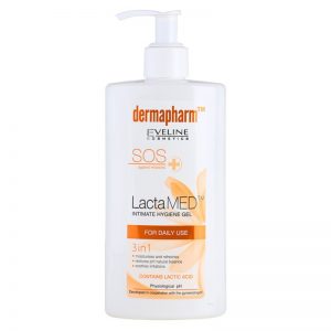 Eveline Cosmetics Dermapharm LactaMED żel do higieny intymnej 3 w 1 250 ml