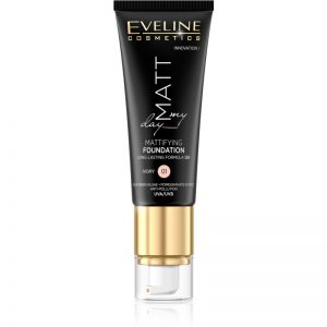 Eveline Cosmetics Matt My Day podkład o przedłużonej trwałości odcień 01 Ivory 40 ml