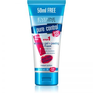 Eveline Cosmetics Pure Control oczyszczający żel 3 w 1 200 ml