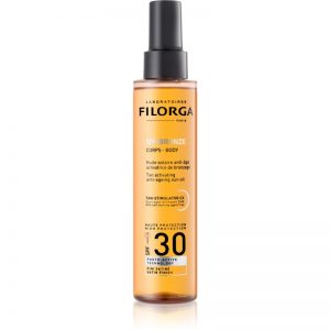 Filorga UV-Bronze olejek ochronny wspomagający opalanie SPF 30 150 ml