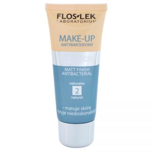 FlosLek Laboratorium Anti Acne podkład matujący do skóry tłustej ze skłonnością do trądziku odcień 2 Natural 30 ml