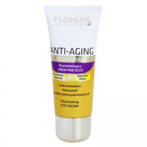 FlosLek Laboratorium Anti-Aging Gold & Energy rozjaśniający krem do okolic oczu 30 ml