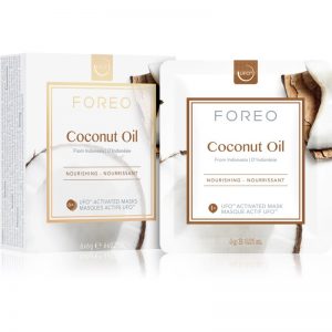 FOREO Farm to Face Coconut Oil maska głęboko odżywiająca 6 x 6 g