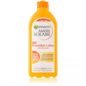 Garnier Ambre Solaire ochronne mleczko do opalania SPF 20 400 ml