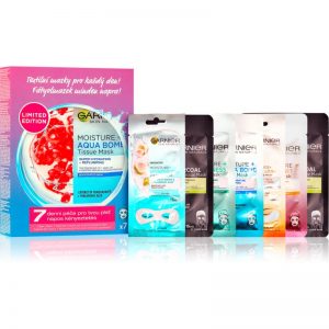 Garnier Skin Naturals Tissue Mask Box zestaw masek do twarzy