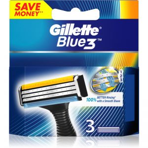 Gillette Blue 3 zapasowe ostrza 3 szt.
