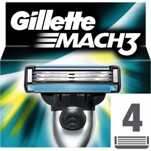 Gillette Mach 3 zapasowe ostrza 4 szt.