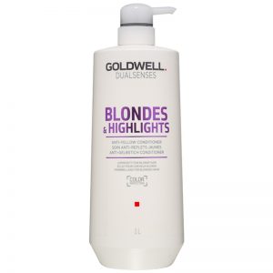 Goldwell Dualsenses Blondes & Highlights odżywka do blond włosów neutralizujący żółtawe odcienie 1000 ml
