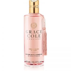 Grace Cole Vanilla Blush & Peony kojący żel pod prysznic 300 ml