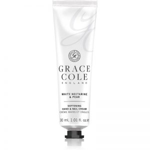 Grace Cole White Nectarine & Pear zmiękczający krem do rąk i paznokci 30 ml