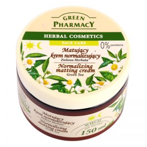 Green Pharmacy Face Care Green Tea krem matujący do skóry tłustej i mieszanej 150 ml