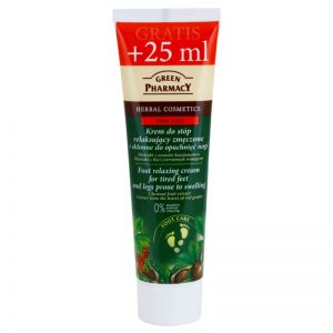 Green Pharmacy Foot Care relaksujący krem do zmęczonych stóp i nóg ze skłonnością do obrzęków 100 ml