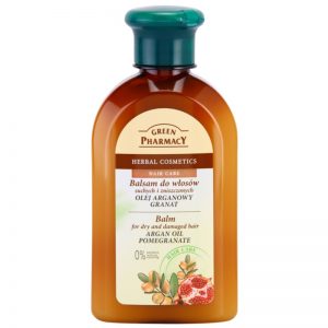 Green Pharmacy Hair Care Argan Oil & Pomegranate balsam do włosów suchych i zniszczonych 300 ml