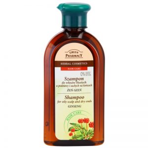 Green Pharmacy Hair Care Ginseng szampon do przetluszczającej się skóry głowy i suchych końcówek 350 ml