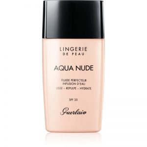 Guerlain Lingerie de Peau Aqua Nude lekki nawilżający podkład SPF 20 odcień 03N Naturel 30 ml