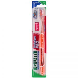 G.U.M Technique PRO Compact szczoteczka do zębów z osłonką podróżną medium