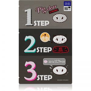 Holika Holika Pig Nose Strong plastry oczyszczające na nos 3 szt.