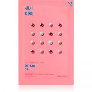 Holika Holika Pure Essence Mask Sheet Pearl maseczka płócienna o działaniu rozjaśniającym 20 ml