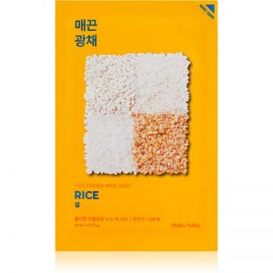 Holika Holika Pure Essence Mask Sheet Rice platynowa maska nadająca blasku i witalności skórze 20 ml