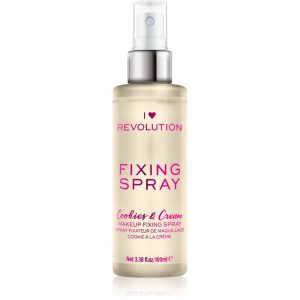 I Heart Revolution Fixing Spray spray utrwalający makijaż z zapachem Cookies & Cream 100 ml