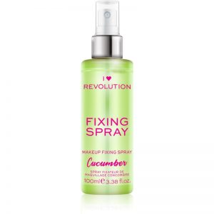 I Heart Revolution Fixing Spray spray utrwalający makijaż z zapachem Cucumber 100 ml