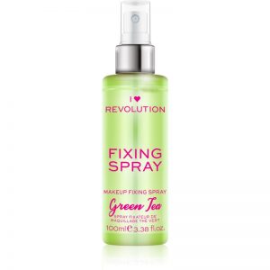 I Heart Revolution Fixing Spray spray utrwalający makijaż z zapachem Green Tea 100 ml