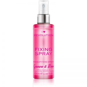 I Heart Revolution Fixing Spray spray utrwalający makijaż z zapachem Guava & Rose 100 ml