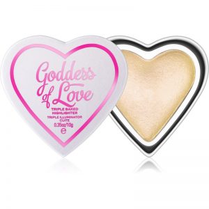 I Heart Revolution Goddess of Love puder rozjaśniający odcień Golden Goddess 10 g