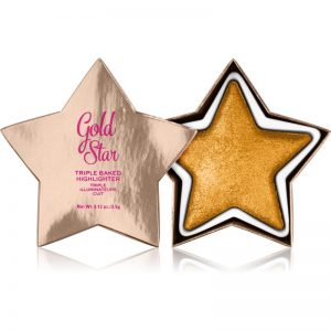 I Heart Revolution Star of the Show prasowany rozświetlacz odcień Gold Star 3,5 g