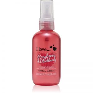 I love… Raspberry & Blackberry odświeżający spray do ciała 100 ml