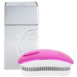 ikoo Metallic Pocket szczotka do włosów Cherry White