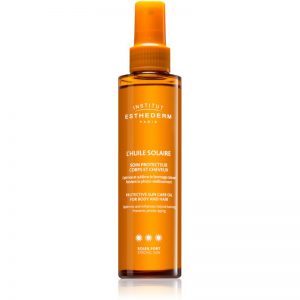 Institut Esthederm Sun Care olejek do opalania do ciała i włosów z wysoką ochroną UV 150 ml
