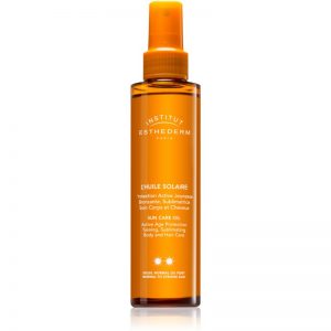 Institut Esthederm Sun Care olejek do opalania do ciała i włosów ze średnią ochroną UV 150 ml