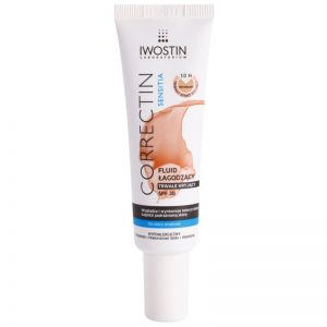 Iwostin Sensitia Correctin fluid mocno kryjący do skóry wrażliwej SPF 30 odcień Natural 30 ml