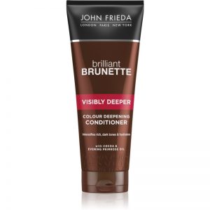 John Frieda Brilliant Brunette Visibly Deeper odżywka nawilżająca chroniąca kolor dla ciemnych włosów 250 ml