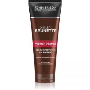 John Frieda Brilliant Brunette Visibly Deeper szampon rozświetlający do włosów w odcieniach brązu 250 ml