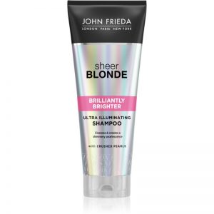 John Frieda Sheer Blonde Brilliantly Brighter szampon ochronny do włosów farbowanych na blond z perłowym blaskiem 250 ml