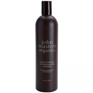 John Masters Organics Honey & Hibiscus szampon odbudowujący włosy do wzmocnienia włosów 473 ml