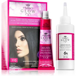 Kallos Glow trwały kolor włosów odcień 110 Blue Black