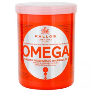 Kallos KJMN odżywcza maska do włosów z kompleksem omega-6 i olejkiem makadamia 1000 ml