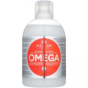 Kallos KJMN szampon regenerujący z kompleksem omega-6 i olejkiem makadamia 1000 ml
