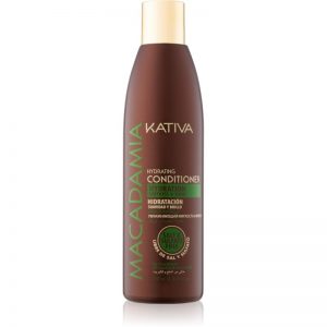 Kativa Macadamia odżywka nawilżająca do nabłyszczania i zmiękczania włosów 250 ml