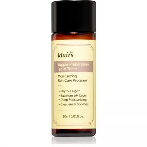Klairs Supple Preparation tonik nawilżający wyrównujący pH skóry 30 ml