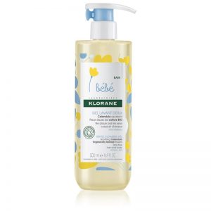 Klorane Bébé Calendula żel delikatnie myjący dla dzieci od urodzenia 500 ml