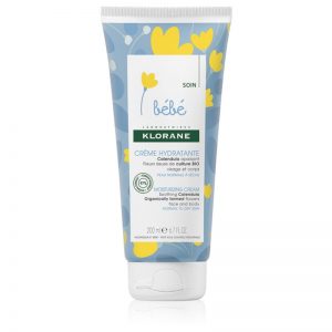 Klorane Bébé Calendula krem nawilżający do twarzy i ciała dla dzieci 200 ml