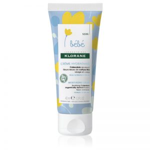 Klorane Bébé Calendula krem nawilżający do twarzy i ciała do cery normalnej i suchej 40 ml