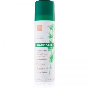 Klorane Nettle suchy szampon do włosów ciemnych, przetłuszczających się 150 ml