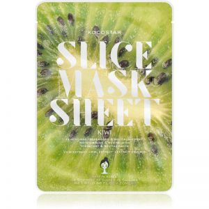 KOCOSTAR Slice Mask Sheet Kiwi maska rozświetlająca w płacie z witaminą C 20 ml
