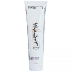 Korres Almond & Linseed maseczka odżywcza do włosów suchych i zniszczonych 125 ml
